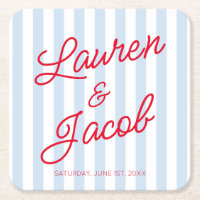 Mariage Moderne Minimaliste Minimaliste Rayures Bl