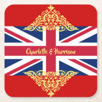 Mariage patriotique britannique du drapeau Union J