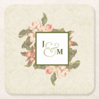 Mariage vintage Apple Blossom | Initiales