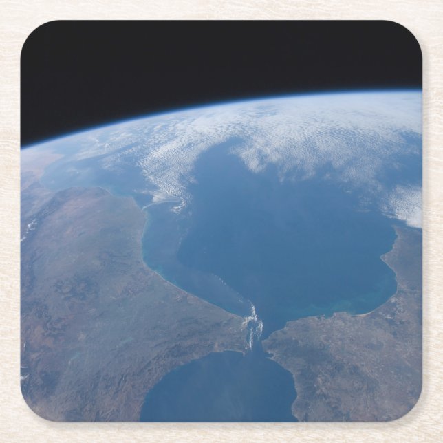 Dessous-de-verre Carré En Papier Maroc Et Espagne. (Devant)