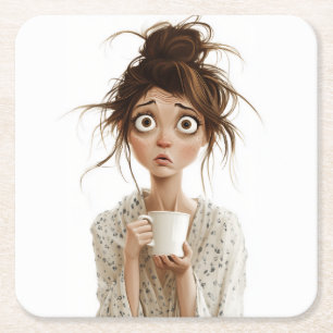 Dessous-de-verre Carré En Papier Matin Mayhem