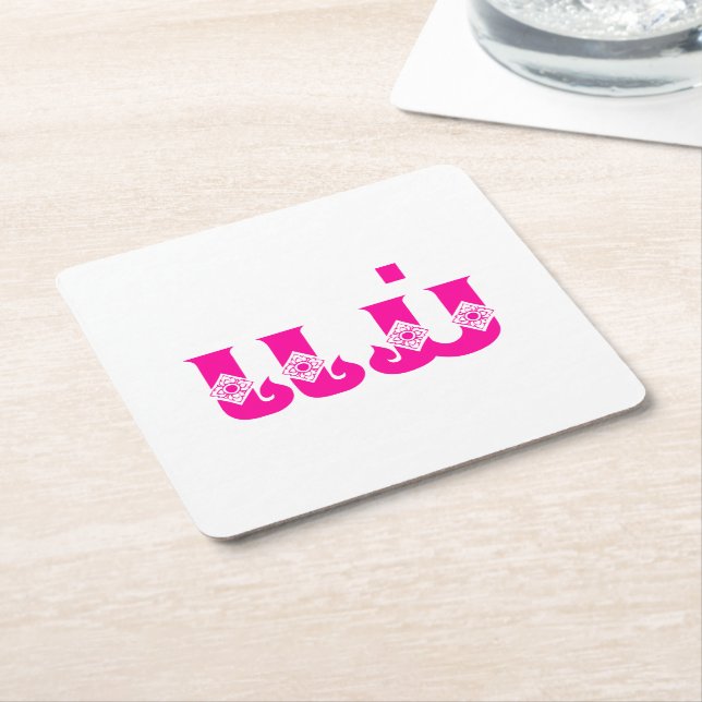 Dessous-de-verre Carré En Papier Mère Lao - ແ ມ່ / Mae - Laotien / Laos (Incliné)