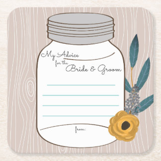 Dessous-de-verre Carré En Papier mes "deux cents "