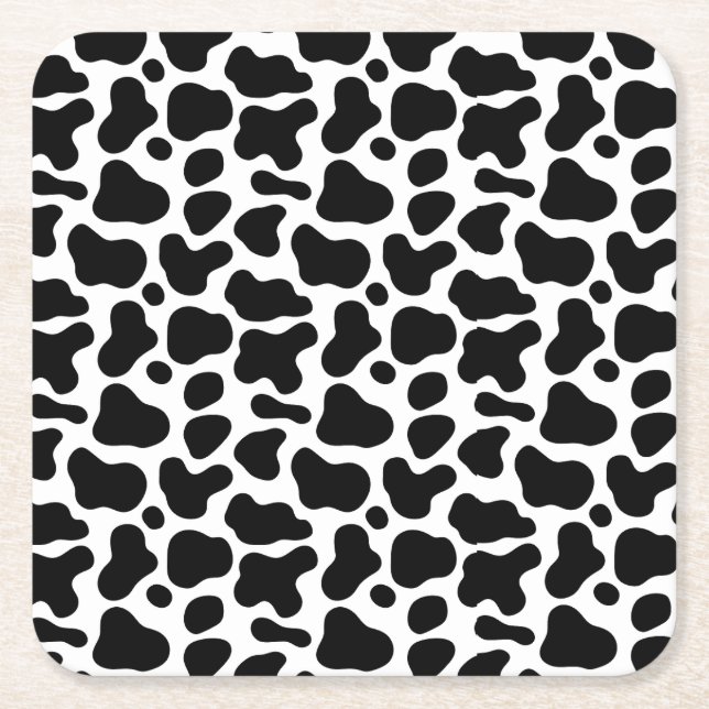 Dessous-de-verre Carré En Papier Meuh Meuh Meuh (Devant)