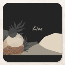 Minimaliste Tons Terre Boho "Vive"