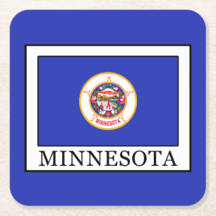 Dessous-de-verre Carré En Papier Minnesota