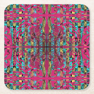 Dessous-de-verre Carré En Papier Mitochondri-Pop