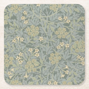 Dessous-de-verre Carré En Papier Morris Vigne & Jasmin Jardin Fleur Classique