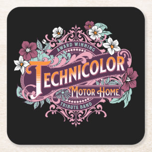 Dessous-de-verre Carré En Papier Moteur Technicolor