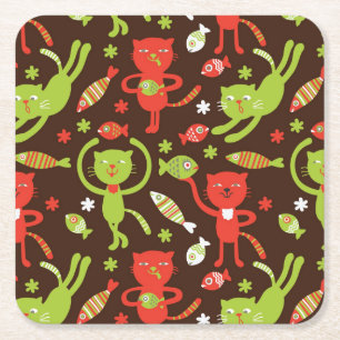 Dessous-de-verre Carré En Papier motif