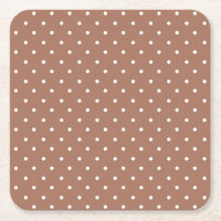 Motif à pois brun moyen sans couture