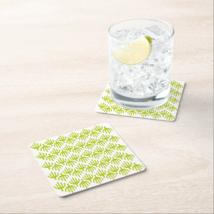 Dessous-de-verre Carré En Papier Motif Cactus