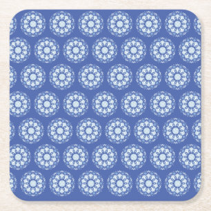 Dessous-de-verre Carré En Papier Motif Cercle Mandala
