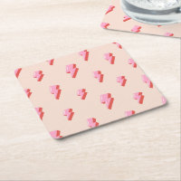 Motif de boulon de foudre rose