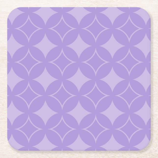 Dessous-de-verre Carré En Papier Motif de shippo Lilac (Devant)