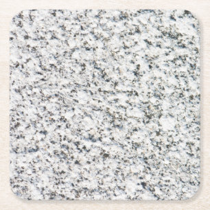 Dessous-de-verre Carré En Papier motif de surface granitique