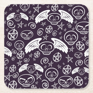 Dessous-de-verre Carré En Papier Motif de "vaudou"