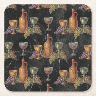 Dessous-de-verre Carré En Papier Motif de vin de la Rome antique