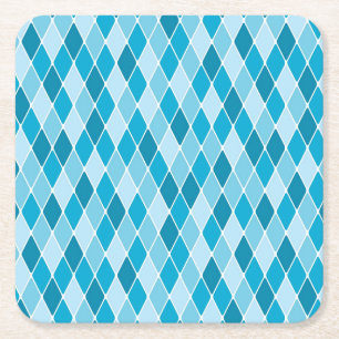 Dessous-de-verre Carré En Papier Motif d'hiver de harlequin