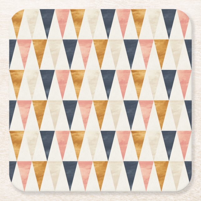 Dessous-de-verre Carré En Papier Motif scandinave de drapeau de marine (Devant)