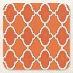 Dessous-de-verre Carré En Papier Motifs de marché III