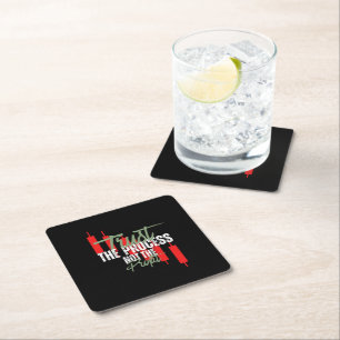 Dessous-de-verre Carré En Papier Motivation commerciale   Confiance   Autodisciplin