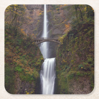 Dessous-de-verre Carré En Papier Multnomah tombe en défunt automne