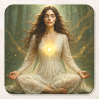 Dessous-de-verre Carré En Papier Mystik Woman