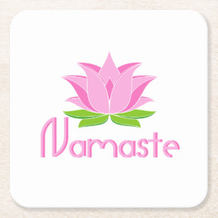 Dessous-de-verre Carré En Papier Namaste