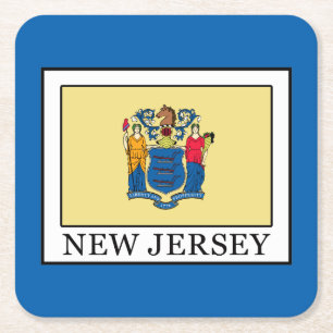 Dessous-de-verre Carré En Papier New Jersey