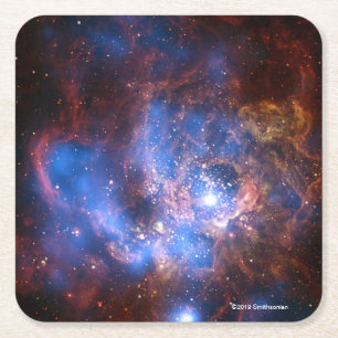 DESSOUS-DE-VERRE CARRÉ EN PAPIER NGC 604