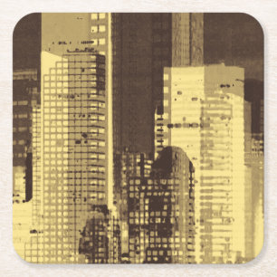 Dessous-de-verre Carré En Papier Nightline III