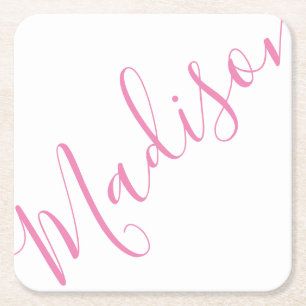 Dessous-de-verre Carré En Papier N'importe quelle couleur - Dessous de verre papier