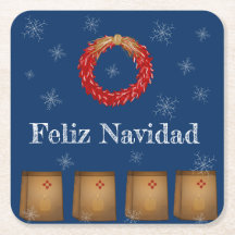 Nouveau-Mexique Luminarias Farolitos Zia Red Chili