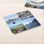 Dessous-de-verre Carré En Papier NZ Auckland Skyline - Wellington panorama -<br><div class="desc">Vous y trouverez le souvenir de vos vacances. Cette catégorie contient des souvenirs de nombreux endroits dans : Océanie - Nouvelle-Zélande - Auckland Skyline - Wellington panorama - Funiculaire de Wellington - Quarante-quatre archipel de Chatham, île de Chatham. Amaze amis et parents avec les souvenirs uniques de votre voyage !...</div>