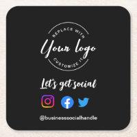 Obtenons le site des médias sociaux Logo personnal