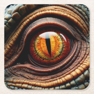 Dessous-de-verre Carré En Papier OEil Dinosaure