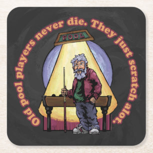 Dessous-de-verre Carré En Papier Old Pool