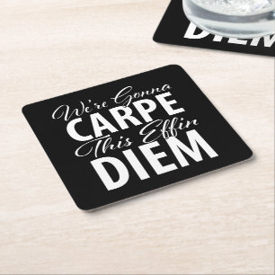Dessous-de-verre Carré En Papier On va faire du CARPE cette fête d'anniversaire d'E