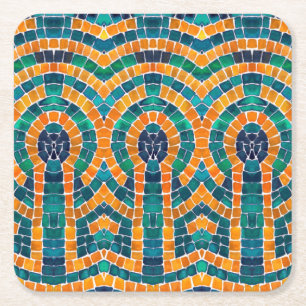 Dessous-de-verre Carré En Papier OR ICONS MOSAIC Carré Dessous de verre papier