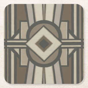 Dessous-de-verre Carré En Papier Panneau Déco neutre II