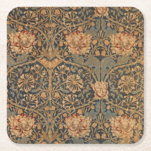 Dessous-de-verre Carré En Papier Papier peint riche au chèvrefeuille de William Mor