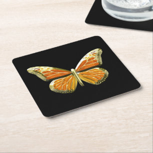 Dessous-de-verre Carré En Papier Papillon