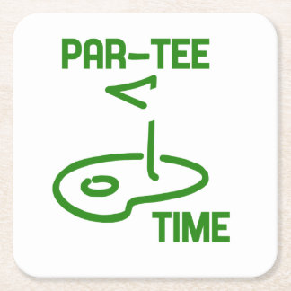 Dessous-de-verre Carré En Papier Par Tee Time
