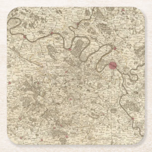 Dessous-de-verre Carré En Papier Paris France