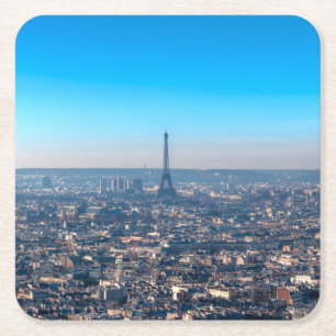 Dessous-de-verre Carré En Papier Paris Skyline
