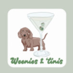 Dessous-de-verre Carré En Papier Parti Weenies & Martinis<br><div class="desc">Apportez une ambiance ludique et décalée à votre fête avec ces Dessous de verre en papier Carré Weenies & Martinis Party! Dotés d'une magnifique illustration d'un chien plus blanc associé à un martini classique, ces dessous de verre sont parfaits pour ajouter du charme à tout cocktail, rassemblement ou événement à...</div>