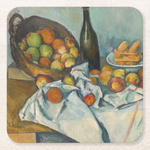 Dessous-de-verre Carré En Papier Paul Cezanne - Le Panier de Pommes