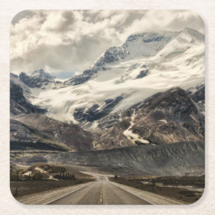 Dessous-de-verre Carré En Papier Paysages d'Alberta, Canada