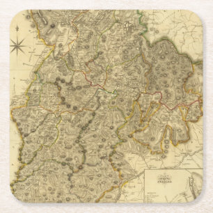 Dessous-de-verre Carré En Papier PeeblesShire